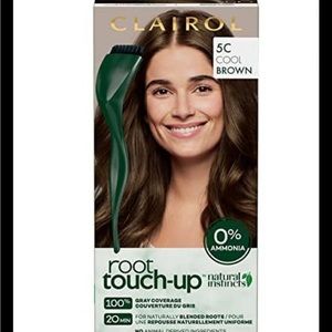 Clairol Root Touch-Up 5C Permanent Cremes Cool Brown Shades Natural Instincts.